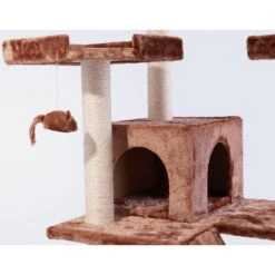 Frisco 72-in Large Base Faux Fur Cat Tree & Condo -Frisco 101809 PT3. AC SS1800 V1584452388