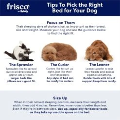 Frisco Pillow Dog Bed W/ Removeable Cover 12 Frisco Pillow Dog Bed W/ Removeable Cover -Frisco 113294 PT7. AC SS1800 V1668199311