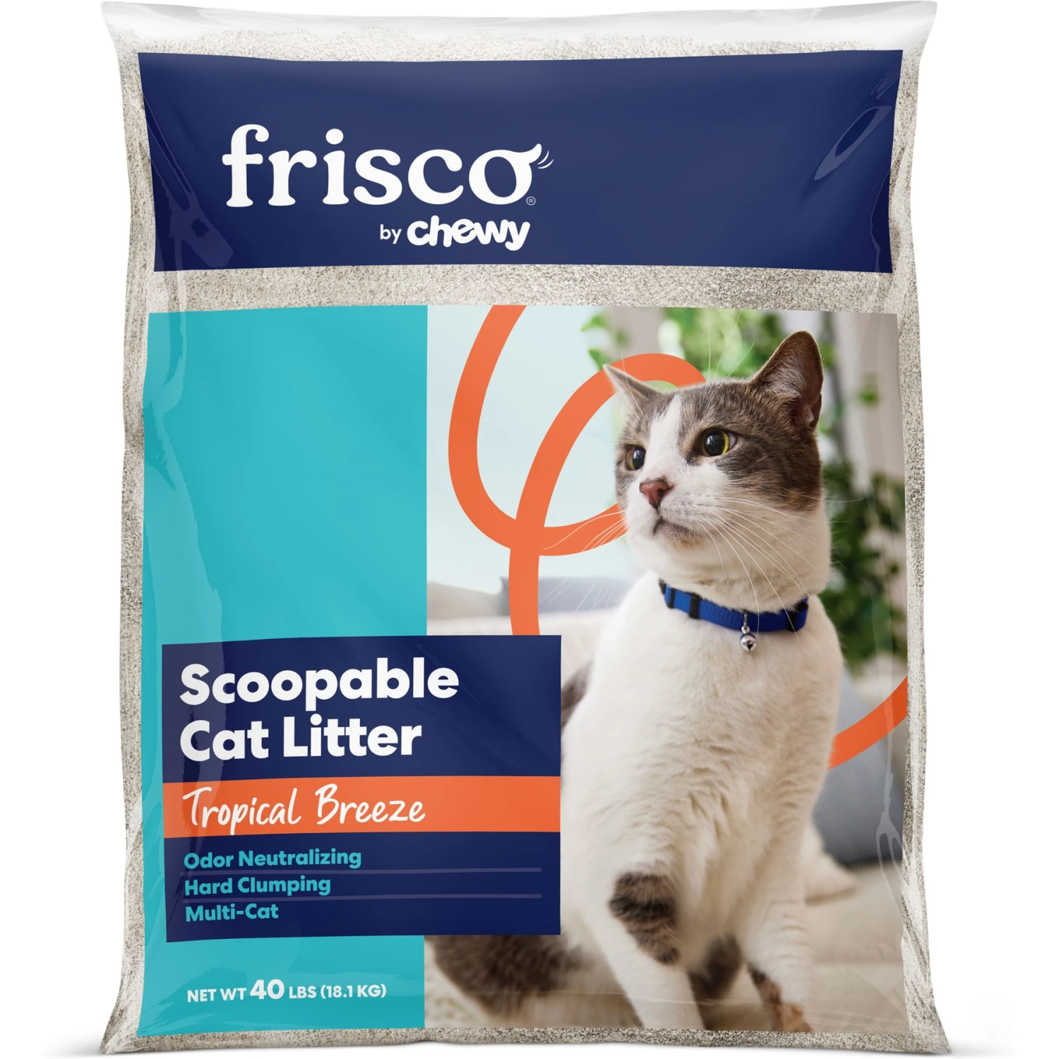Frisco Tropical Breeze Scented Clumping Clay Cat Litter, 40-lb Bag 3 Frisco Tropical Breeze Scented Clumping Clay Cat Litter, 40-lb Bag