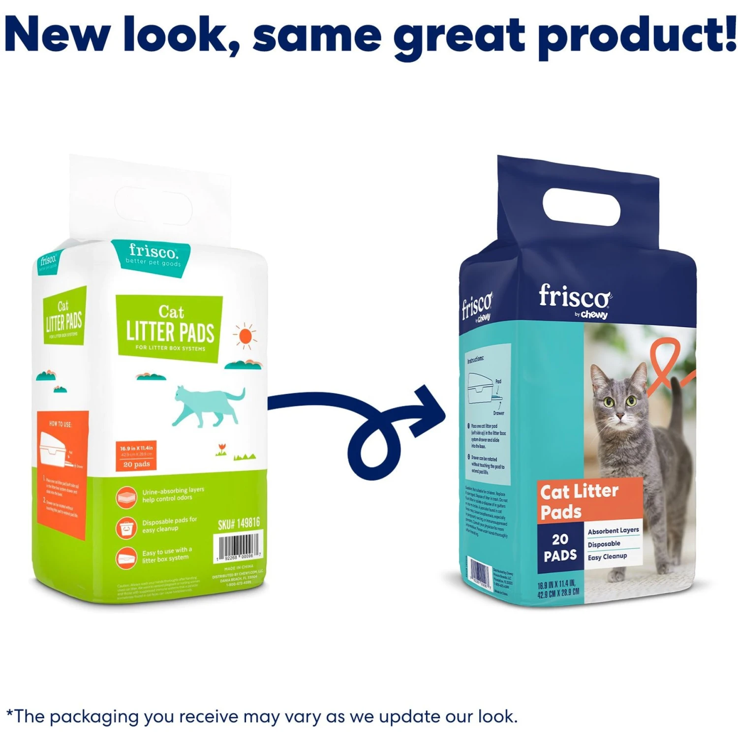 Frisco Cat Litter Pads, Unscented 4 Frisco Cat Litter Pads, Unscented - Image 2