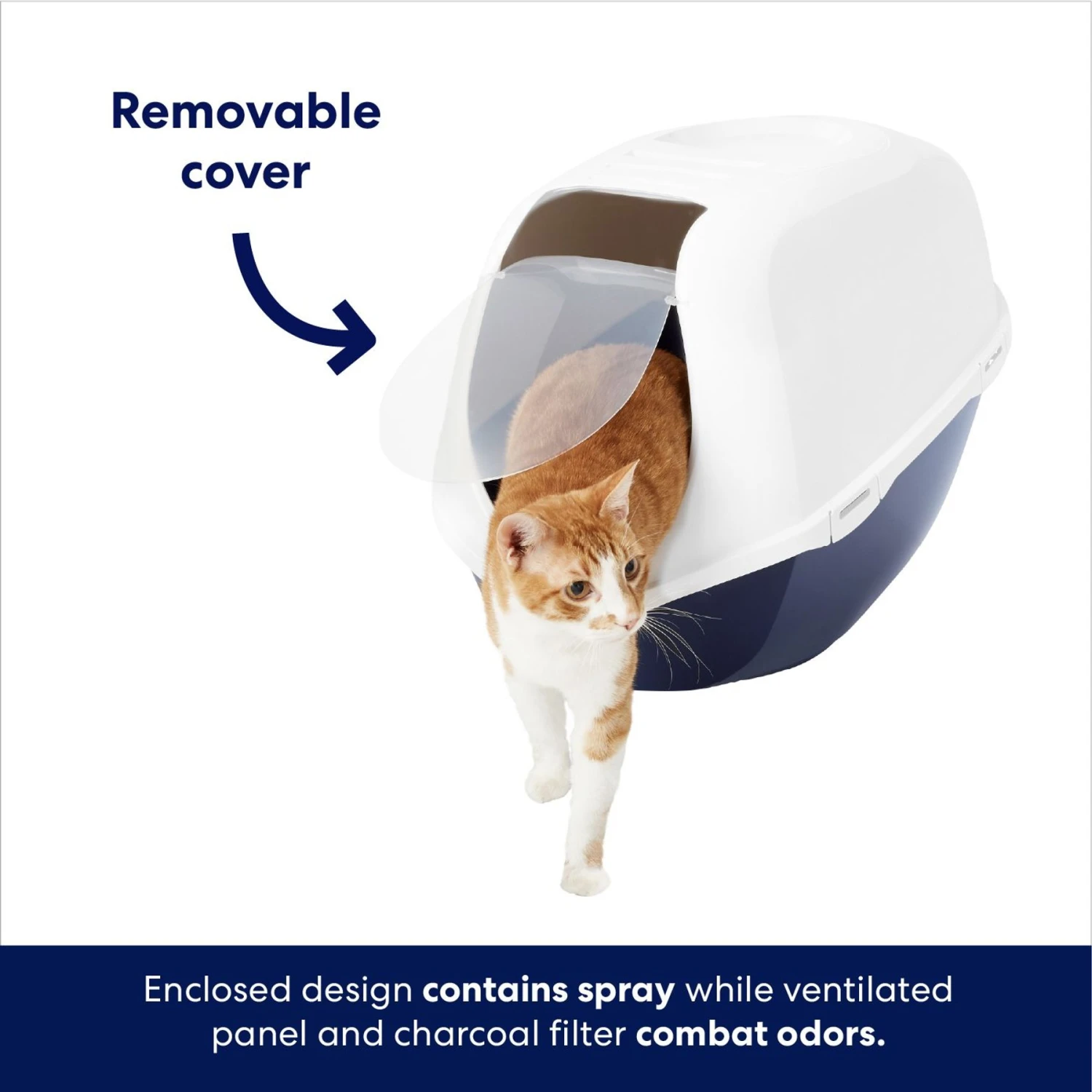 Frisco Hooded Cat Litter Box 5 Frisco Hooded Cat Litter Box - Image 3