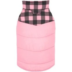 Frisco Mediumweight Boulder Plaid Insulated Dog & Cat Puffer Coat -Frisco 160227 PT3. AC SS1800 V1567001569