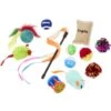 Frisco Plush, Teaser & Ball Variety Pack Cat Toy With Catnip -Frisco 169686 Main. AC SS1800 V1573680776