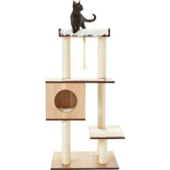 Frisco 47.5-in Modern Cat Tree & Condo -Frisco 177904 PT4. AC SS1800 V1584453102