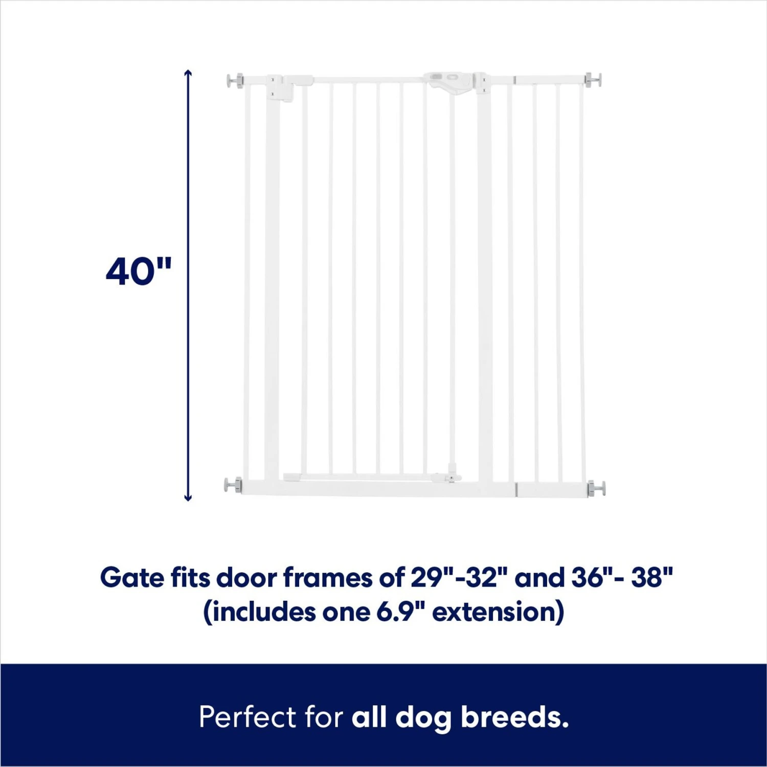 Frisco Steel Extra Tall Auto-Close Dog Gate 4 Frisco Steel Extra Tall Auto-Close Dog Gate - Image 2