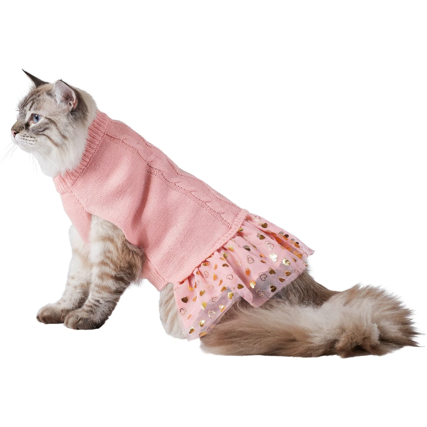 Frisco Cable Knit Dog & Cat Sweater Dress 5 Frisco Cable Knit Dog & Cat Sweater Dress - Image 3