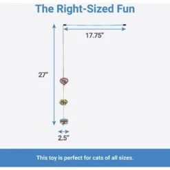 Frisco Retro Plush Comic Book Bubble Teaser Cat Toy With Catnip -Frisco 230282 PT1. AC SS1800 V1602685878