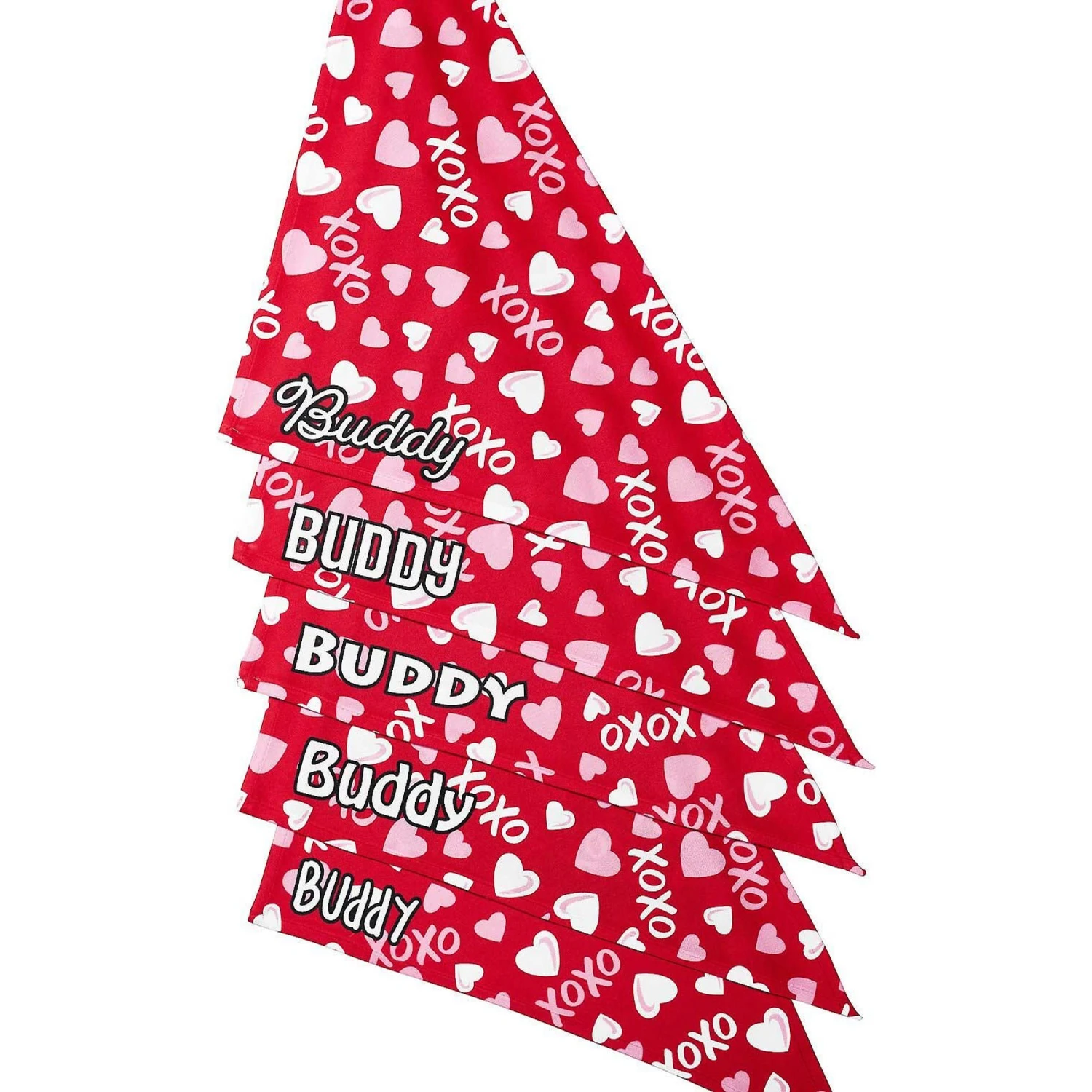 Frisco XOXO Hearts Personalized Dog & Cat Bandana 7 Frisco XOXO Hearts Personalized Dog & Cat Bandana - Image 5