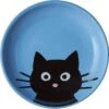 Frisco Cat Face Non-skid Ceramic Cat Dish, Blue -Frisco 256101 MAIN. AC SS1800 V1615321300