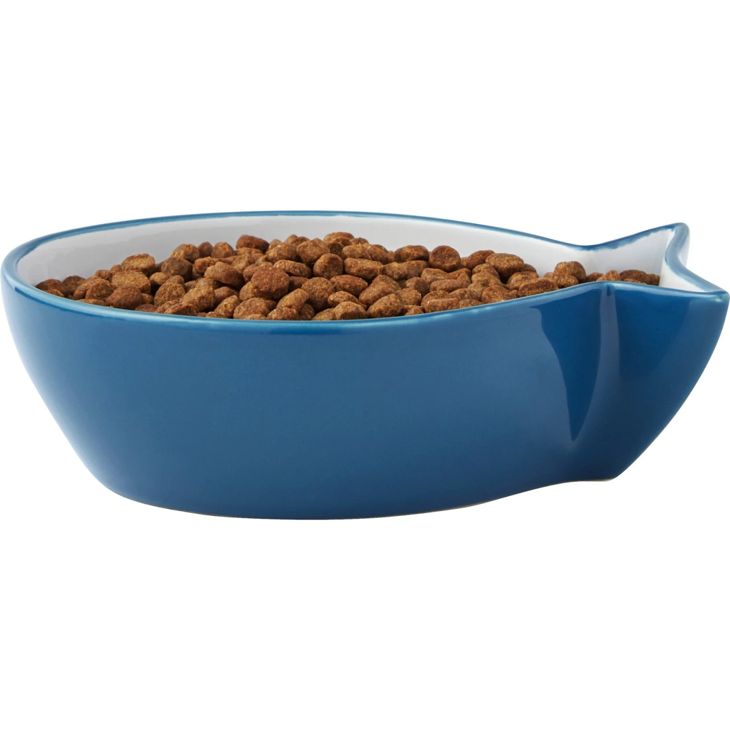 Frisco Fish Shaped Non-skid Ceramic Cat Bowl 5 Frisco Fish Shaped Non-skid Ceramic Cat Bowl - Image 3