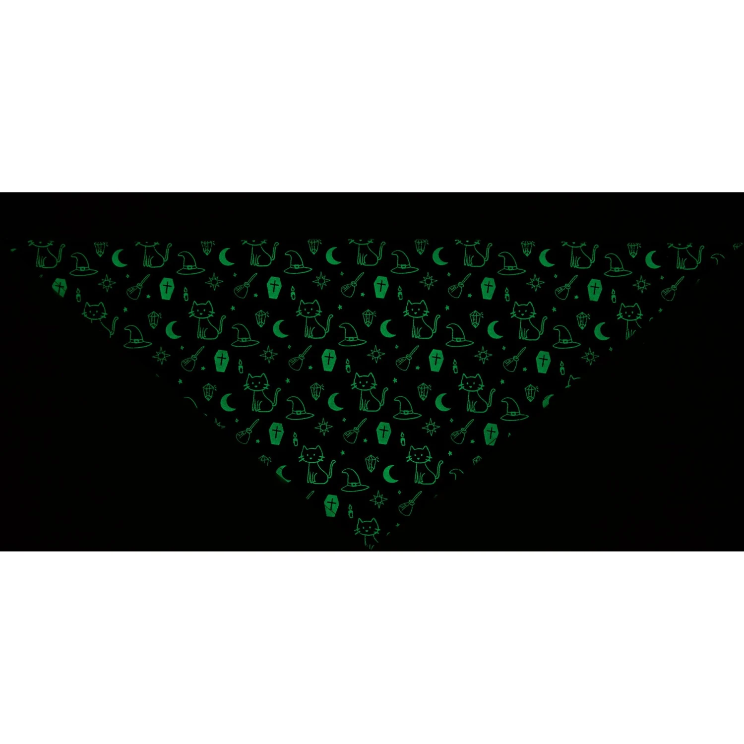 Frisco Glow In The Dark Mystical Print Dog & Cat Bandana 9 Frisco Glow In The Dark Mystical Print Dog & Cat Bandana - Image 7
