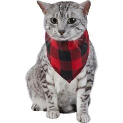 Red Buffalo Plaid Dog & Cat Bandana 13 Red Buffalo Plaid Dog & Cat Bandana -Frisco 267899 PT3. AC SS1800 V1637727460