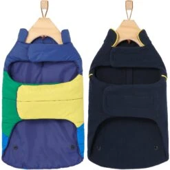 Frisco Mediumweight Colorblock 2-in-1 Dog & Cat Fleece Coat -Frisco 268350 PT5. AC SS1800 V1628780414