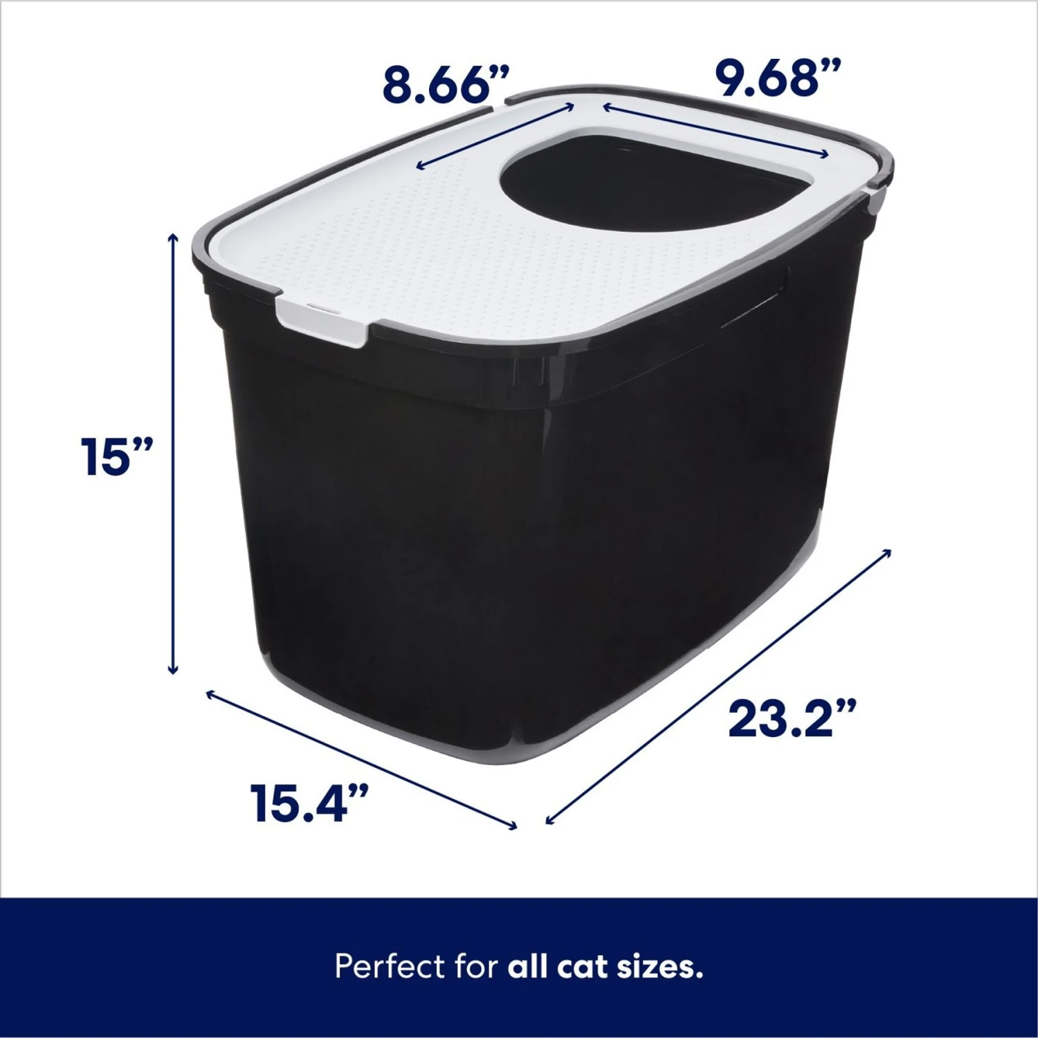 Frisco Top Entry Cat Litter Box, Extra Large 4 Frisco Top Entry Cat Litter Box, Extra Large - Image 2