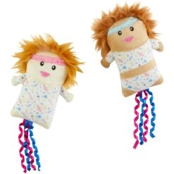 Frisco Dance Girls Plush Kicker Cat Toy With Catnip, 2 Count