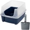 Frisco Plastic Litter Scooper With Caddy & IRIS USA Open Top Litter Box With Scatter Shield 1 Frisco Plastic Litter Scooper With Caddy & IRIS USA Open Top Litter Box With Scatter Shield -Frisco 298166 MAIN. AC SS1800 V1623198146