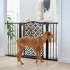 Frisco Metal Geometric Pattern Extra Wide Auto-close Dog Gate 2 Frisco Metal Geometric Pattern Extra Wide Auto-close Dog Gate -Frisco 299512 MAIN. AC SS1800 V1627305457