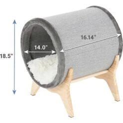 Frisco Modern Round Elevated Cat Bed & Frisco Modern Tunnel Elevated Cat Bed -Frisco 303470 PT6. AC SS1800 V1623067063
