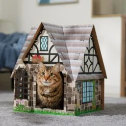 Frisco Tudor House Cardboard Cat House 12 Frisco Tudor House Cardboard Cat House -Frisco 308815 PT4. AC SS1800 V1696968878
