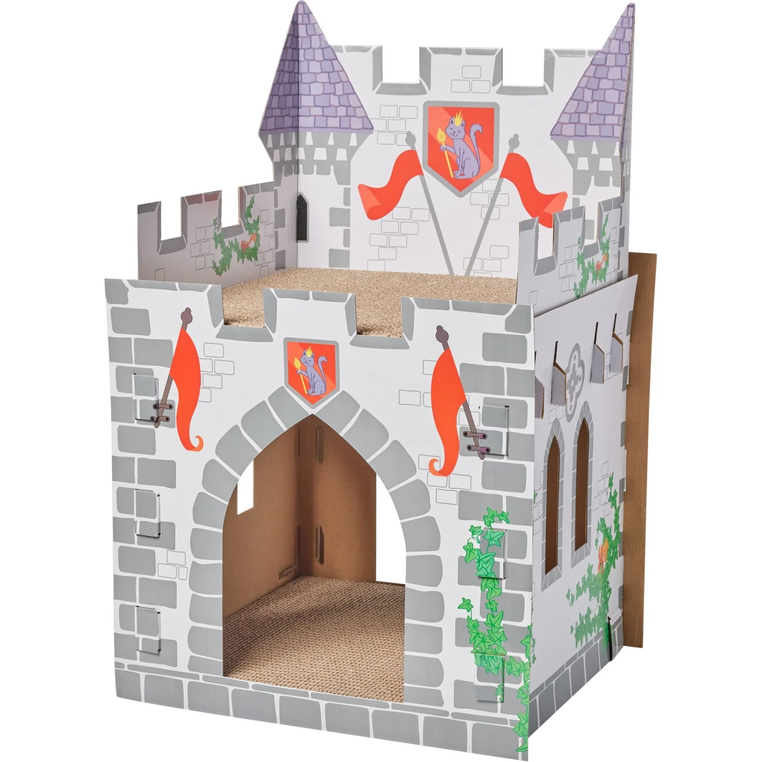 Frisco Castle Cardboard Cat House, 2-Story 3 Frisco Castle Cardboard Cat House, 2-Story