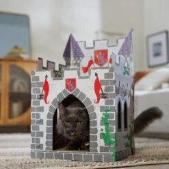 Frisco Castle Cardboard Cat House, 2-Story 12 Frisco Castle Cardboard Cat House, 2-Story -Frisco 308822 PT4. AC SS1800 V1688677261