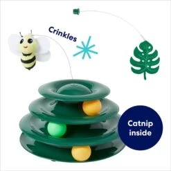 Frisco Bee & Leaf Cat Tracks Cat Toy With Catnip -Frisco 308889 PT2. AC SS1800 V1695760990