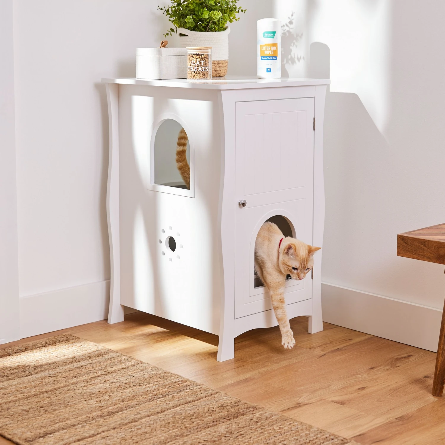 Frisco Two Story Cat Litter Box Cover 3 Frisco Two Story Cat Litter Box Cover