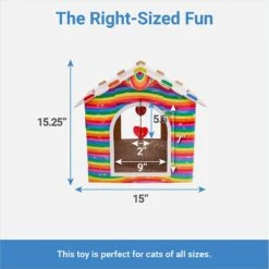 Frisco Pride Love Wins Cardboard Cat House -Frisco 331675 PT1. AC SS1800 V1649784999