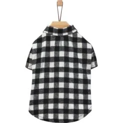 Frisco Black Plaid Dog & Cat Shirt -Frisco 353682 PT3. AC SS1800 V1659726422