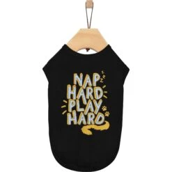 Frisco Nap Hard Play Hard Dog & Cat T-Shirt -Frisco 353713 PT4. AC SS1800 V1659725875