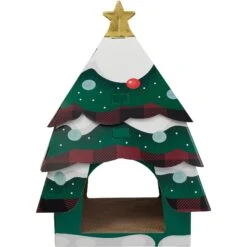 Frisco Holiday Christmas Tree Cardboard Cat House 9 Frisco Holiday Christmas Tree Cardboard Cat House -Frisco 360879 PT2. AC SS1800 V1661890133