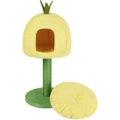 Frisco Pineapple 33.5" Plush Cat Scratching Post And Condo 10 Frisco Pineapple 33.5" Plush Cat Scratching Post And Condo -Frisco 371361 PT3. AC SS1800 V1664373498