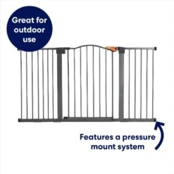 Frisco Outdoor Steel Arch Extra Wide Auto-Close Dog Gate -Frisco 507118 PT2. AC SS1800 V1669212033