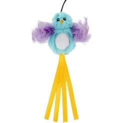 Frisco Bird With Feathers Teaser Wand Cat Toy With Catnip + 3 Items -Frisco 582510 PT4. AC SS1800 V1658238982
