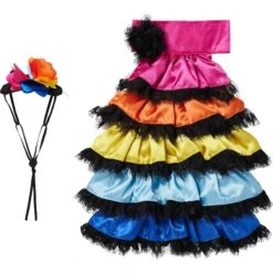 Frisco Ruffle Party Dog & Cat Dress + Headpiece 15 Frisco Ruffle Party Dog & Cat Dress + Headpiece -Frisco 707350 PT4. AC SS1800 V1689350668