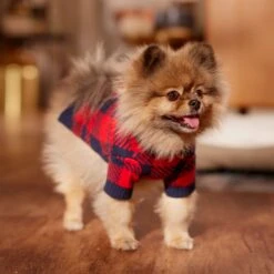 Frisco Fleece Lined Buffalo Plaid Mock Neck Dog & Cat Sweater -Frisco 718470 PT7. AC SS1800 V1692378099