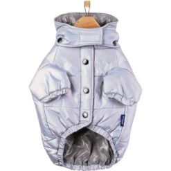 Frisco Heavy Weight Iridescent Quilted Dog & Cat Hooded Puffer Coat -Frisco 720038 PT4. AC SS1800 V1692978554