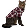 Frisco Red & Blue Plaid Dog & Cat Flannel Shirt -Frisco 720838 MAIN. AC SS1800 V1692379897