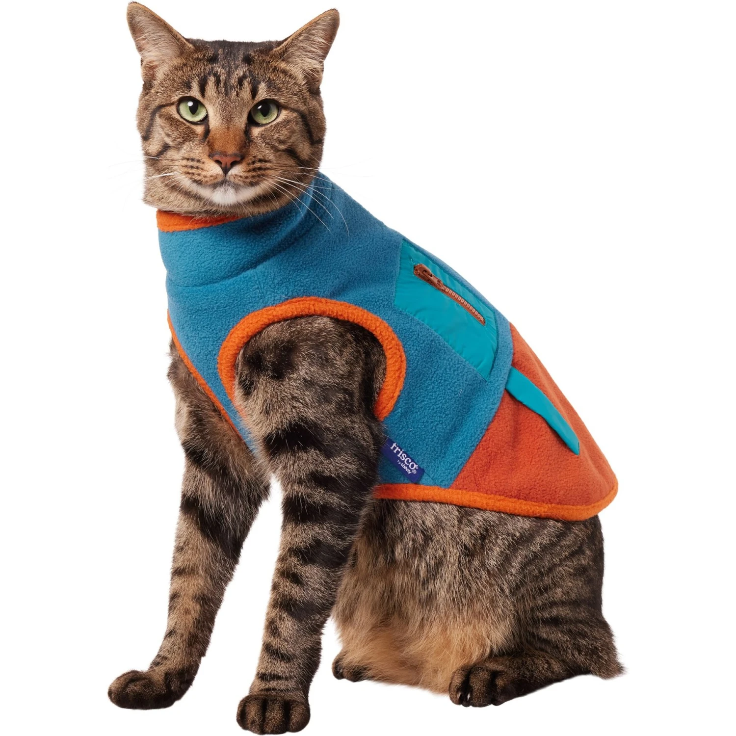 Frisco Light Weight Utility Colorblock Fleece Dog & Cat Vest 3 Frisco Light Weight Utility Colorblock Fleece Dog & Cat Vest