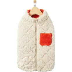 Frisco Medium Weight Quilted Sherpa Dog & Cat Zipper Coat -Frisco 744166 PT3. AC SS1800 V1692978613