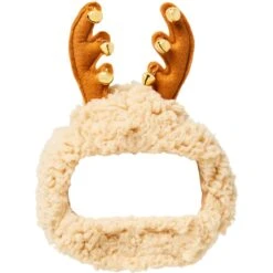 Frisco Sherpa Reindeer Dog & Cat Hat With Bells -Frisco 745646 PT3. AC SS1800 V1694793503