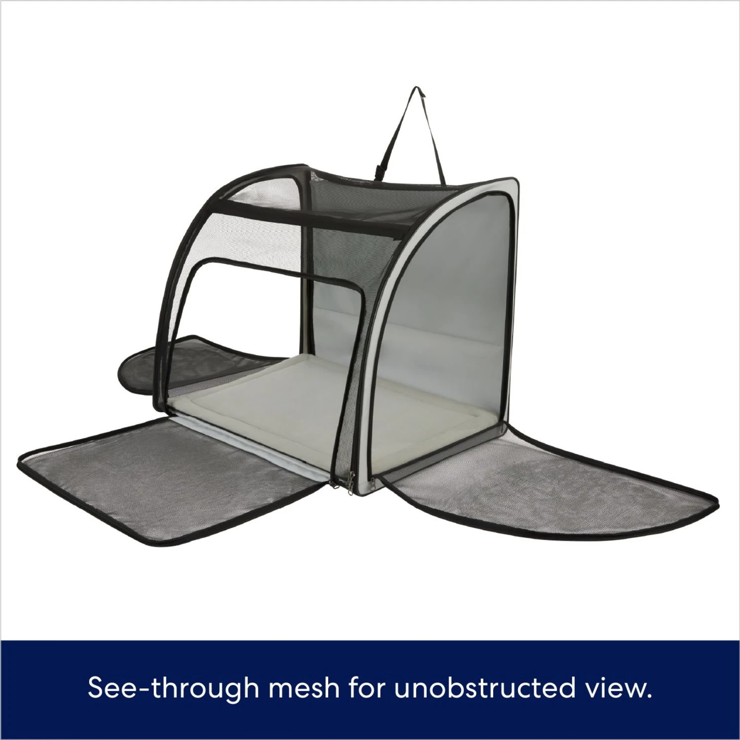 Frisco Travel Safety Dog & Cat Carrier & Pet Fit For Life Collapsible Portable Litter Box With Collapsible Bowl 5 Frisco Travel Safety Dog & Cat Carrier & Pet Fit For Life Collapsible Portable Litter Box With Collapsible Bowl - Image 3