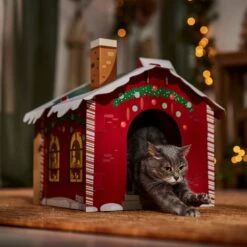 Frisco Holiday Log Cabin Cardboard Cat House & Frisco Holiday Santa's Workshop Cardboard Cat House 19 Frisco Holiday Log Cabin Cardboard Cat House & Frisco Holiday Santa's Workshop Cardboard Cat House -Frisco 986198 PT8. AC SS1800 V1698258405