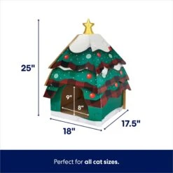 Frisco Holiday Log Cabin Cardboard Cat House & Frisco Holiday Christmas Tree Cardboard Cat House 17 Frisco Holiday Log Cabin Cardboard Cat House & Frisco Holiday Christmas Tree Cardboard Cat House -Frisco 986238 PT6. AC SS1800 V1698258344
